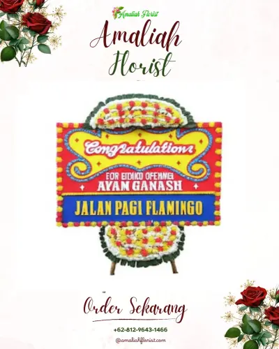 Bunga Papan Congratulation di Kawasan Industri Ceper Klaten